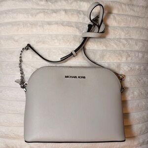 Michael Kors Light Gray Crossbody Bag